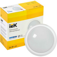 Светильник IEK LED ДПО 5051 18Вт, 6500К, IP65, круг, белый LDPO0-5051-18-6500-K01