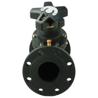 Балансировочный клапан DN.ru чугунный КБЛФ Ду80 Ру16 с ниппелями D080-00398