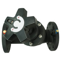 Балансировочный клапан DN.ru чугунный КБЛФ Ду80 Ру16 с ниппелями D080-00398