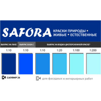 Колеровочная паста SAFORA сапфир 100 мл 24