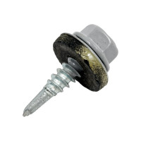 Кровельный саморез КРЕП-КОМП 4,8x19, RAL7004, серый, 250 шт. ск48197004кф