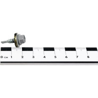 Кровельный саморез КРЕП-КОМП 4,8x19, RAL7004, серый, 250 шт. ск48197004кф