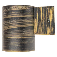 Cадово-парковый фасадный светильник General Lighting Systems одинарный GX53, 116х140х90мм, металл, черно-золотой IP65 GWL-GX53-M-IP65 661134