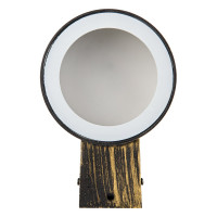 Cадово-парковый фасадный светильник General Lighting Systems одинарный GX53, 116х140х90мм, металл, черно-золотой IP65 GWL-GX53-M-IP65 661134