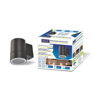 Cадово-парковый фасадный светильник General Lighting Systems одинарный GX53, 116х140х90мм, металл, черный IP65 GWL-GX53-M-IP65 661133