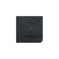 Недатированный настольный планинг BRAUBERG Status 305x140 мм, под кожу, 60 листов черный 113372
