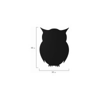 Магнитно-меловая доска BRAUBERG Baby Owl на холодильник 30x40 см с набором аксессуаров 237842