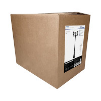 Садово-парковый светильник, столб 3*100W E27 230V, черный FERON 8115 11214