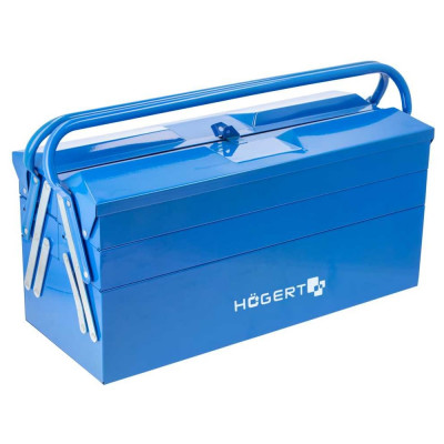 Ящик для инструментов HOEGERT TECHNIK металлический 5 отделений 55x20,5x29,5 см HT7G072