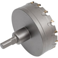 Коронка по металлу 80 мм с пластинами ВК8 WOLFSTAR cw00053