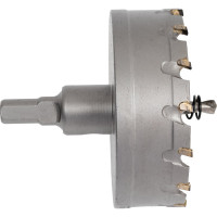 Коронка по металлу 80 мм с пластинами ВК8 WOLFSTAR cw00053