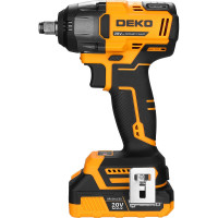Аккумуляторный бесщеточный гайковерт DEKO DKIS20 кейс, 20 В, 3 А ч 063-4033