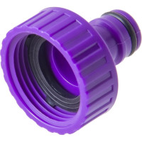 Штуцер под коннектор с внутренней резьбой 1", пластик MasterProf ДС.070869.ИМ