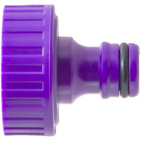 Штуцер под коннектор с внутренней резьбой 1", пластик MasterProf ДС.070869.ИМ