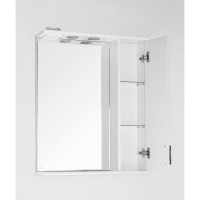 Зеркальный шкаф Style Line Олеандр-2 650/С, белый ЛС-00000050