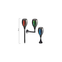 Светодиодный светильник ФАZА SLR-S11-RGB садовый эффект факела 33LED 58см IP44 (3 варианта установки) солнечная батарея 5040823