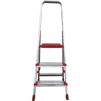 Профессиональная стремянка Новая Высота NV3117, 1x3 ступени 130 мм, Max нагр. 225 кг, 2К башмаки, 3117103
