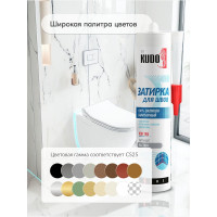 Герметик-затирка для швов KUDO HOME силиконовый санитарный, антрацит RAL 7004 KSK-165