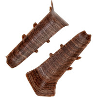 Внутренний угол для плинтуса IDEAL Классик 85 мм, 292 орех миланский К-П85-В-Ф2 292 ОРХ МИЛ