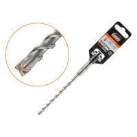 Бур сверло 6x100x160 мм, SDS-plus, Quadro-x GEPARD GP1206-160
