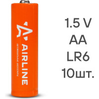 Батарейки Airline LR6/AA щелочные 10 шт. AA-10
