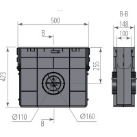 Пескоуловитель Aquastok ПП Norma DN100 C250 (11042) 549093