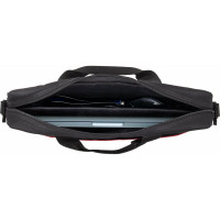 Сумка-портфель с отделением для ноутбука 15.6" BRAUBERG Practical, черная, 29x40x7 см 270829