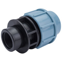 Муфта ПНД компрессионная с внутренней резьбой (32 ммx3/4") AV Engineering AVE1053234