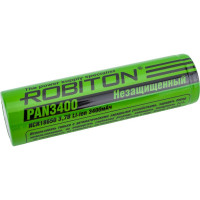 Аккумулятор ROBITON PAN3400 NCR18650B без защиты 12386