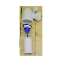 Сифон McAlpine без выпуска d32, с вентиляционным и силиконовым клапанами MRW2-SV-NW