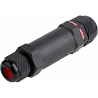 Кабельный коннектор EKF I-образный (клеммник 3PIN) IP68 FreeTools plc-uac-cb3