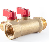 Коллектор с шаровыми кранами PROFACTOR  в/н 3/4" х 2 вых 1/2"нар PF MV 264.2