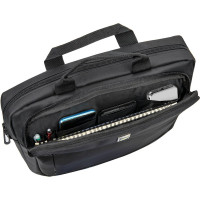 Сумка-портфель с отделением для ноутбука 15.6" BRAUBERG Protect черная, 30x40x7см 270831