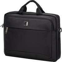 Сумка-портфель с отделением для ноутбука 15.6" BRAUBERG Protect черная, 30x40x7см 270831