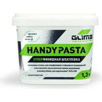Суперфинишная шпатлевка GLIMS HandyPASTA готовая, 1.3 кг, ведро О00014528