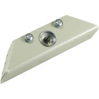 Электромеханический угловой малогабаритный замок PROMIX НЗ, серебряный, 24В, Promix-SM101.11 silver