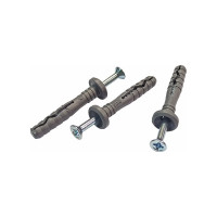 Дюбель-гвоздь Daxmer 6x40 гриб, полипропилен, 2000 шт. 00000312606