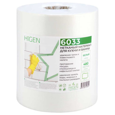 Нетканые салфетки Higen X60 для быстрого впитывания жидкостей арт. 6033