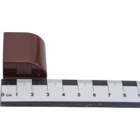 Заглушка EKF Plast PROxima 25х16, 4 шт, под темное дерево ecd-25-16x4