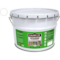 Грунт-эмаль по металлу HAMMER 3в1 б/с белая 10 кг ЭК000124254