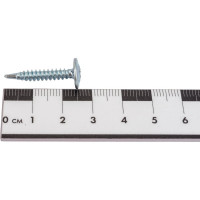 Саморез с прессшайбой Daxmer ПШС 4,2x25 цинк, усиленный, сверло, 250 шт 00-00468493