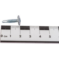 Саморез с прессшайбой Daxmer ПШС 4,2x19 цинк, усиленный, сверло, 500 шт 00-00468492