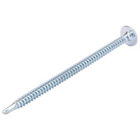 Саморез с прессшайбой Daxmer ПШС 4,2x75 цинк, усиленный, сверло, 100 шт 00-00468497