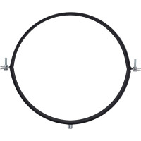 Хомут для вентиляционных каналов Lucky Guy д=252 мм, 25х1,2 мм, цинк, с резиновой прокладкой 400 04 252 8Р