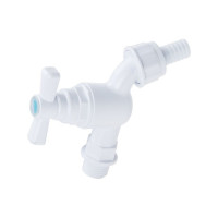 Водоразборный пластиковый кран для шланга AV Engineering 1/2" AVE099001