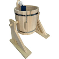 Обливное устройство Бацькина Баня с пластиковой вставкой, липа, 10 л 30064