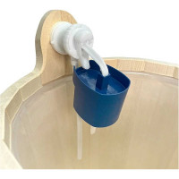 Обливное устройство Бацькина Баня с пластиковой вставкой, липа, 10 л 30064