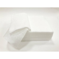 Одноразовая белая салфетка ЧИСТОВЬЕ 20x20 см, комплект 100 шт, cotton, 45 г/м2 630880