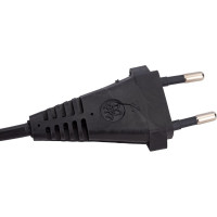 Сетевой шнур СПб УПП-5 с вилкой шввп 2x0,5 черный 1,7 м 99928146