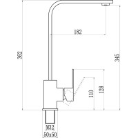 Смеситель для кухонной мойки Savol из нержавеющей стали S-SUS3001 24377